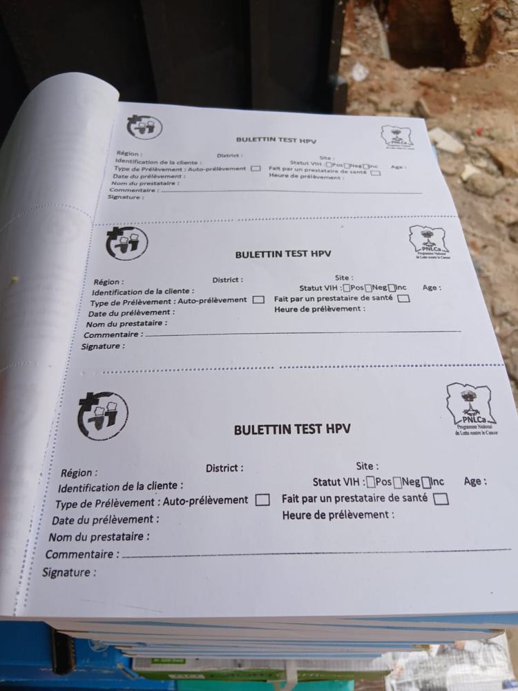 PAC-CI · Cartes de dépistage et de suivi