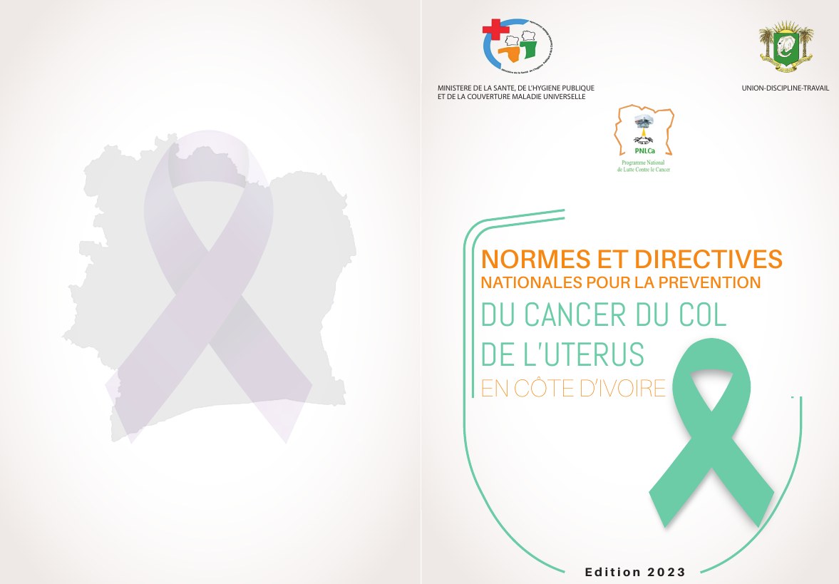 PNLCa · Couverture des Normes et directives nationales, cancer du col (2023)